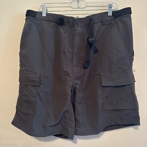 the north face nylon belted cargo shorts Men’s XL Grey